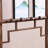 Solid Elm Wood Coat Rack with Drawers