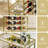 36"H Mirvjena 3 Tier Metal Bar Cart with Wine Rack for Kitchen Living Room Party-313974500