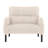 Corduroy Fabric, Comfortable Monochrome Single Person Wide Seat Chair, Suitable For Living Rooms And Bedrooms-304733812