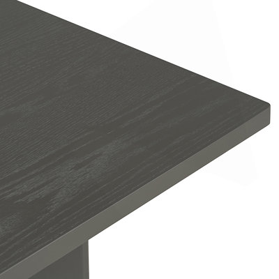 Table de salle à manger en bois pour 6 personnes avec chaises rembourrées, table rectangulaire de 60 pouces avec pieds découpés pour une utilisation polyvalente