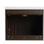 Armoire de salle de bain 24 po avec bol en résine, porte, installation flottante, convient aux petites salles de bain