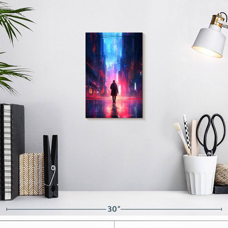 Sireci Lost In The Cyberpunk Sireci, 12" H x 8" W