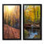 Autumn Forest Under - Ensemble de 2 peintures sur toiles-728042067-728042078