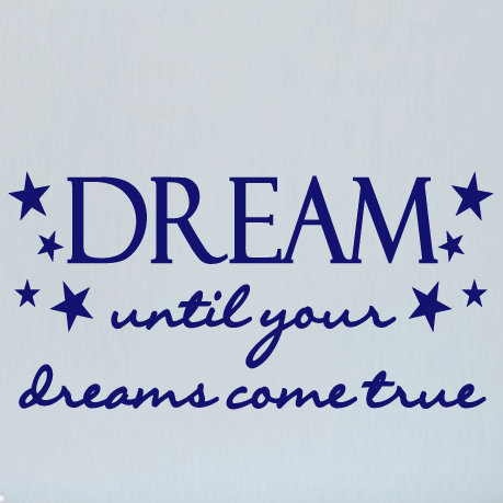 Text & Numbers Non-Wall Damaging Wall Decal, Navy