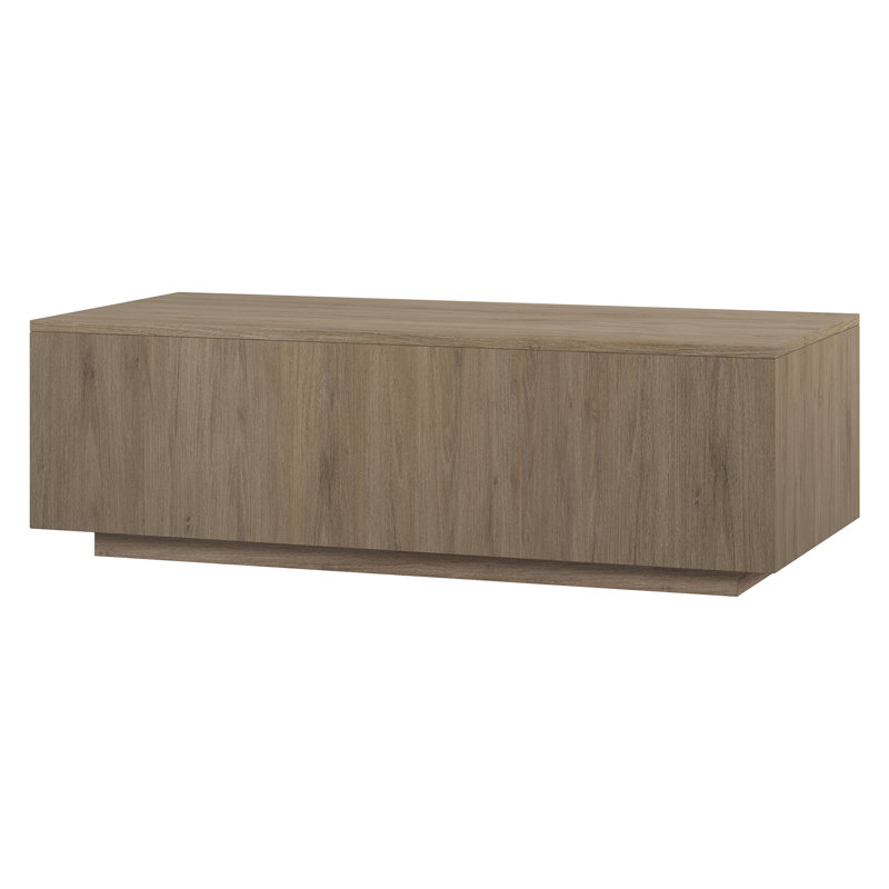 Ferrigno Solid Coffee Table, Antiqued Grey Oak