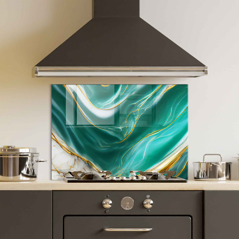 Stunning Tempered Glass Wall Art Painting, 27.6 x 39.4 inches | 100% Tempered Glass, Thickness: 0.16 inches | Elegant Home Decor for Living Room or Office, Durable & Easy to Clean, Perfect Gift Idea