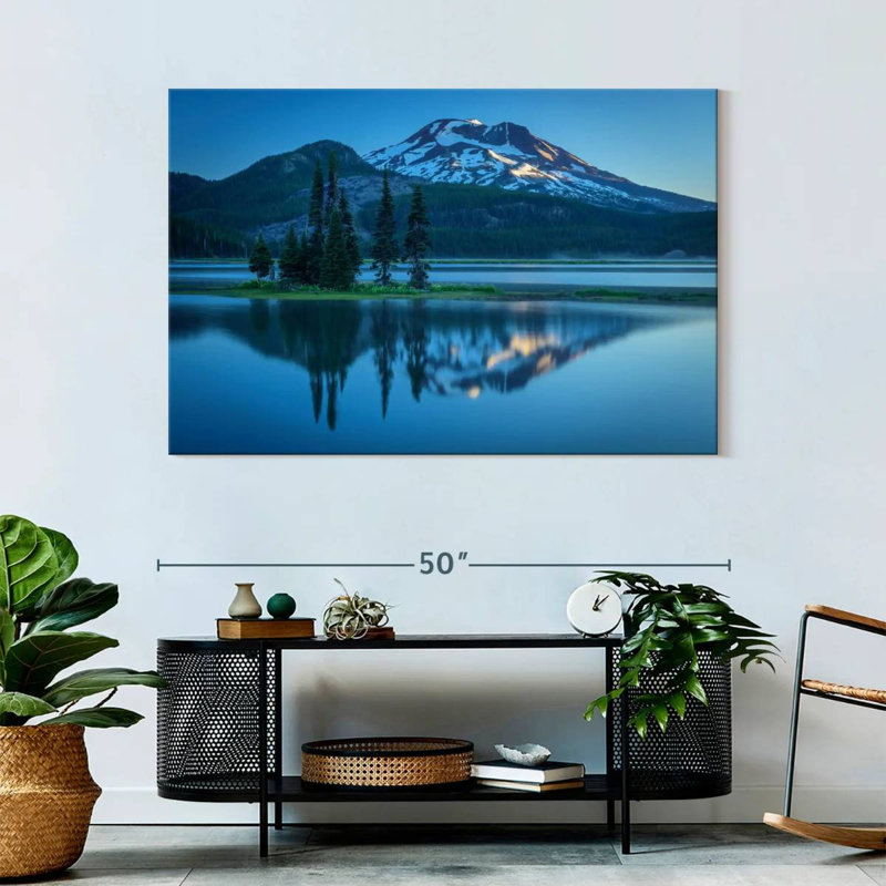 Volcan Alvord Sparks Lake South Sister, H 32 po x l 48 po