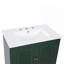 Ensemble de meuble-lavabo 60 po avec lavabo double 60 po, 2 armoires avec porte et 2 tiroirs, vert-1786537656