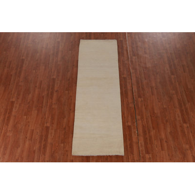 Vegetable Dye Gabbeh Persian Runner Rug 3x8
