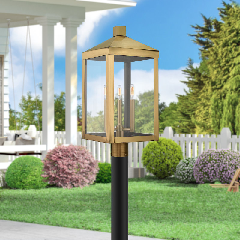 Bartek Transparent Lantern Head, Antique Brass