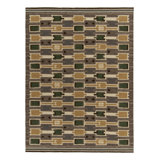 Scandinavian Wool Geometric Area Rug