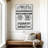 Proper Bathroom Rules Canvas Print-766406425