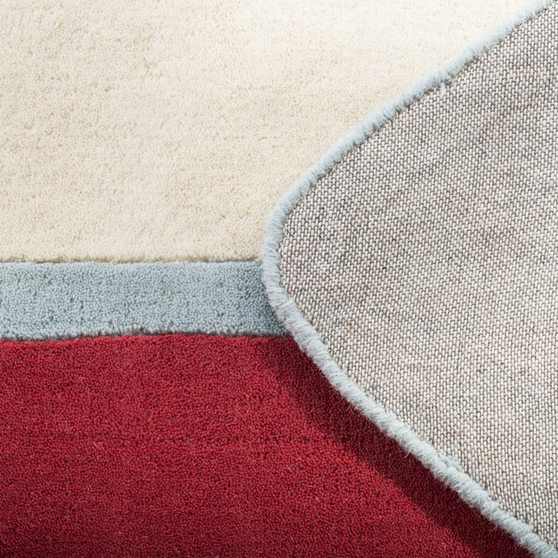 Ian Hand Tufted Wool Rug, Novelty 6' x 6'6"