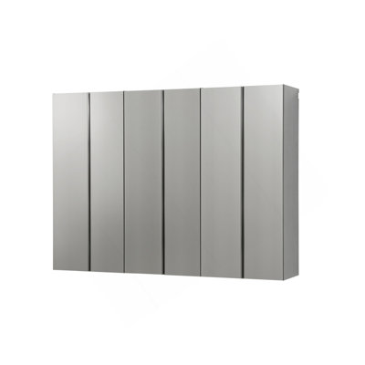 Nova Series 96 In. W X 72 In. H X 20 In. D Metallic Grey Garage Cabinet Set D (3-Piece)