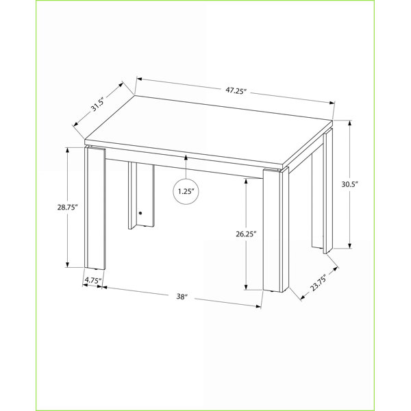 Dimensions du produit