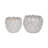 Stoneware Ceramic Planter with Embossed Scale Texture and Scalloped Rim Decorative Modern Pot-602994538