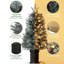 Arbre de Noël enneigé 3 pi avec pile 78 lumières DEL 8 modes Prelit Premium