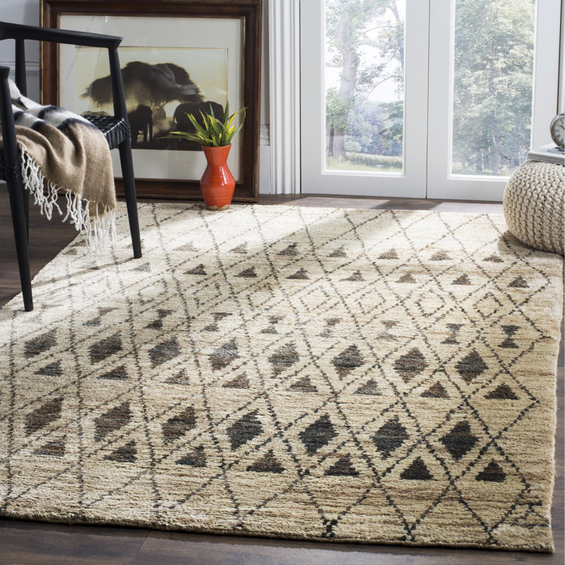Tapis en laine et jute Yates Southwestern, Rectangle 4 pi x 6 pi