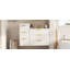 Armoire flottante murale 24 po avec armoire latérale, meuble-lavabo rectangulaire, petit lavabo de salle de bain avec trou de robinet simple et trop-plein, armoire de salle de bain moderne avec lavabo en céramique-1272428087