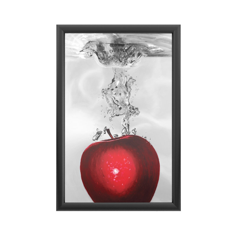 Red Apple Splash by Roderick Stevens - Single Picture Frame Photograph