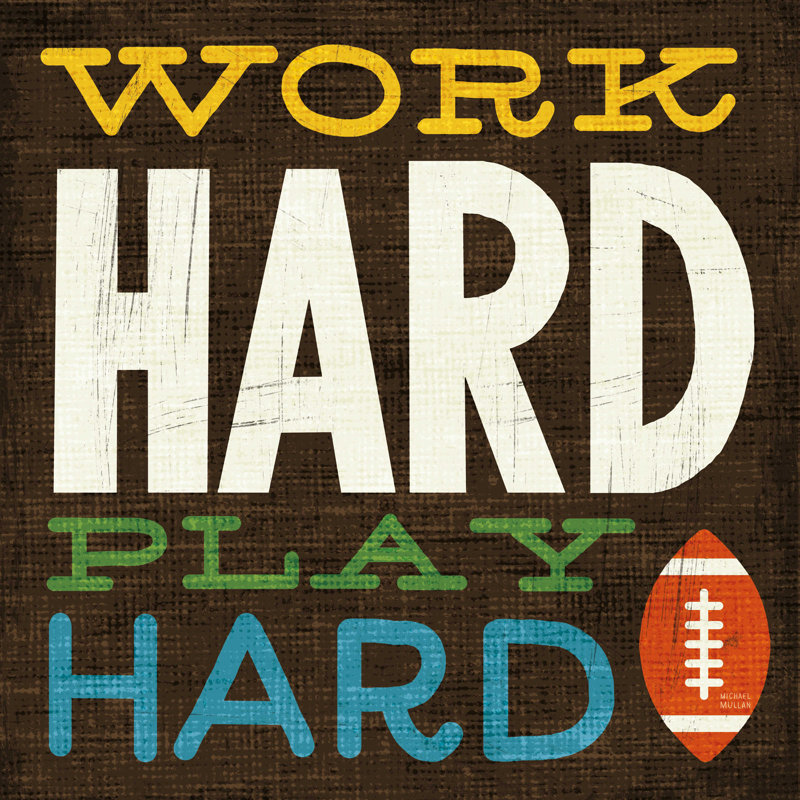 Football V, H 12 po x l 12 po