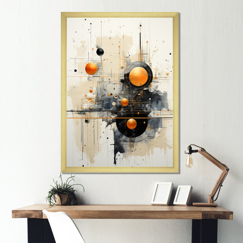 Impression sur toile Zodiac_106464, H 32 po x l 24 po x P 1 po, Encadrement doré