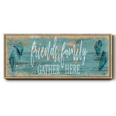 Friends And- Framed Canvas