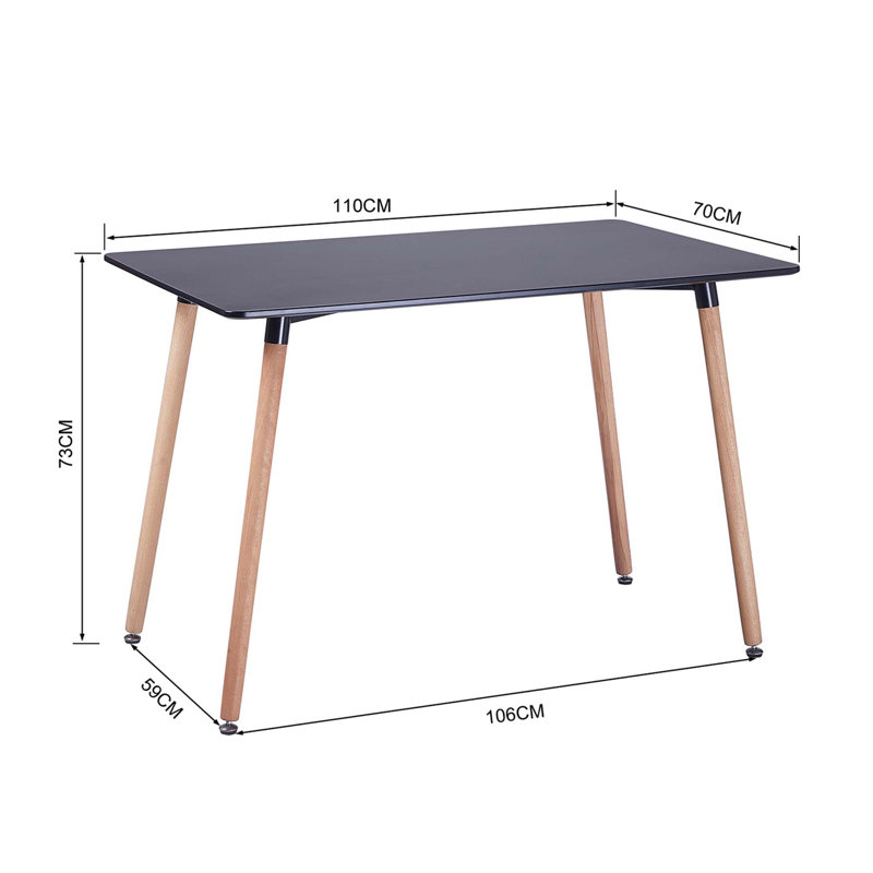 Giordano 4 - Person Dining Set, Grey, White