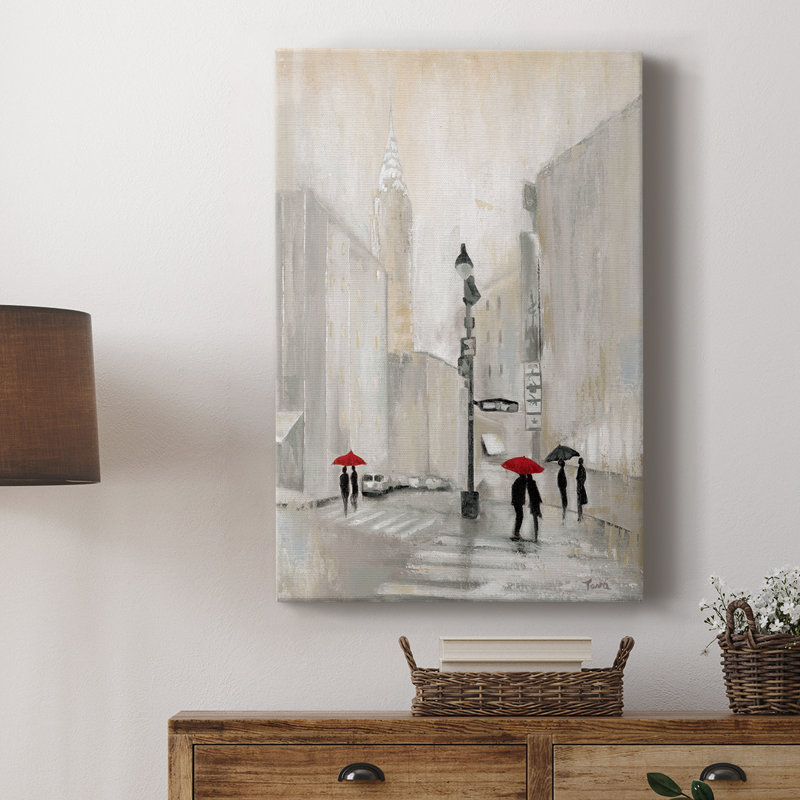 Ombres de New York - Cavas enveloppés de galerie, H 27 po x l 18 po