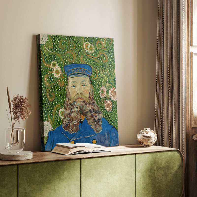 Portrait de Joseph Roulin - Toile tendue par Vincent Van Gogh, 8 x 12