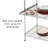Greely 23.43'' Steel Standard Baker's Rack with Microwave Compatibility