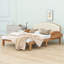 Structure de lit avec tête de lit courbée et tablettes de rangement latérales pour les chambres à coucher modernes-1783285399-1783285397