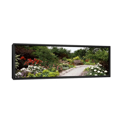 " Bench In A GardenOlbrich Botanical Gardens, Madison, Wisconsin, USA " by Panoramic Images