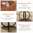  59”extendable Round Dining Table For 4-8 ,dining Room Table With X-shaped Heavy Duty Metal Base,thickened Mdf Board,modern Kitchen Dining Table,space Saving,oak-492834802