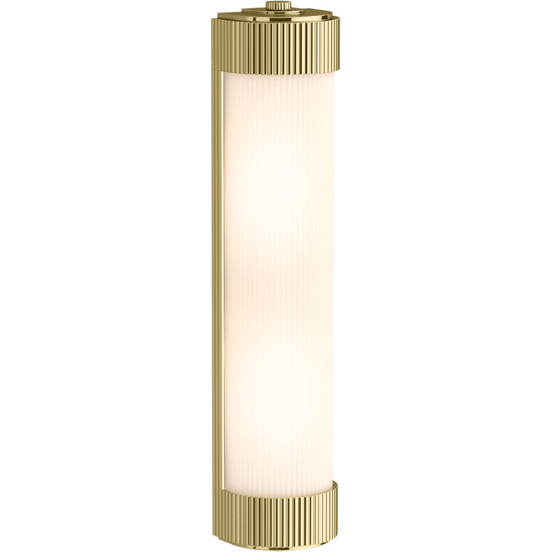 Tresdoux Two-Light Bath Bar, Polished Brass