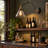 Annariitta 1-Light Industrial Wall Lamp with Antique Brass Finish for Bedroom Reading