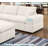 Upholstered Chenille Modular U-sectional Sofa With Two Oversized Ottomans-1163082818