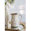 Vase rond en céramique 8,1 x 5,7 x 9,1 po avec motifs floraux multicolores-426464256-426464263