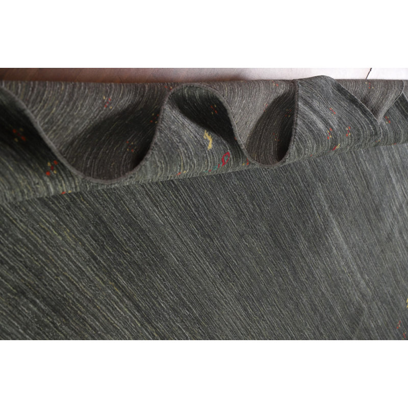 Tapis vert Gabbeh