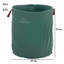 3-Pack 272L Heavy Duty Foldable Reusable Garden Waste Bags with 4 Reinforced Handles, Open-Top Plastic Hoop, Woven Polypropylene Construction for Leaves, Grass Clippings, Yard Debris and Multi-Purpose Storage, Green