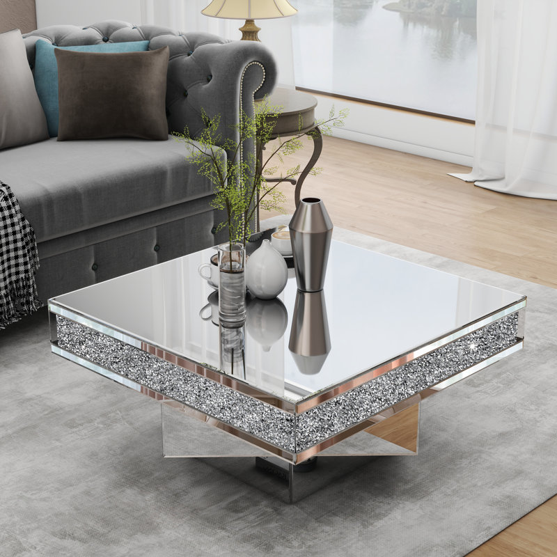 Fahd Mirrored Coffee Table