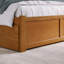 Orlando Solid Wood Platform Bed with Panel Footboard & Storage Drawers-96140400