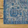 Leonora Bohemian Textured Weave Floral Navy/Gray Indoor/Outdoor Rug
