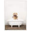 «Golden Retriever in Rustic Bath Style» par Amy Peterson, reproduction d'art sur toile encadrée