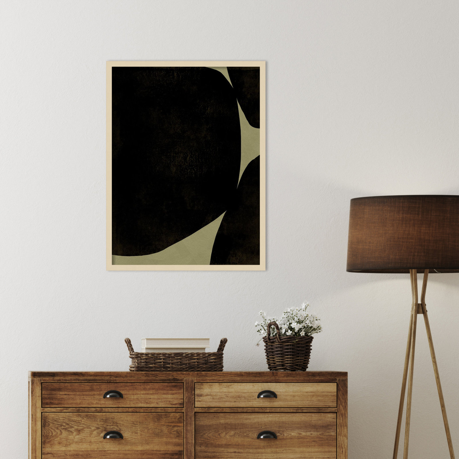 Heirloom Orbs I Print by Jacob Green, Brown, 33" H x 25" W x 1" D
