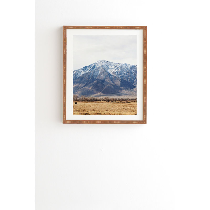 Breen madden the valley-reproduction de photo sur bois encadrée, H 20 po x l 20 po x P 3 po, Cadre brun, Pas de tapis