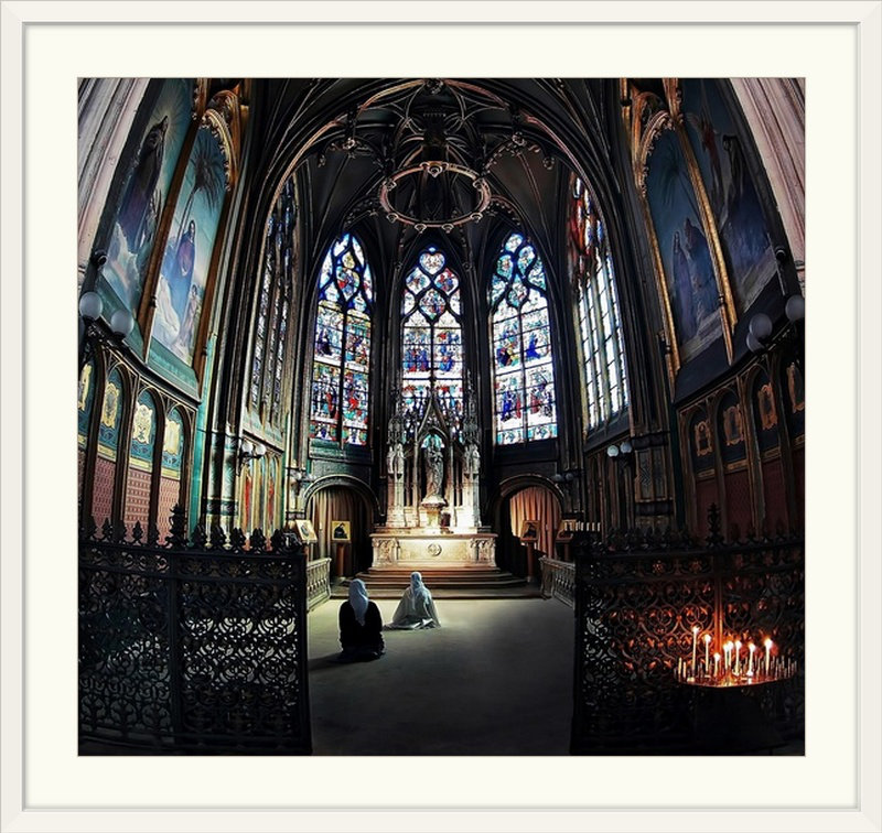 «Straub 'Worthhip», reproduction de photo, H 15 po x l 16 po x P 1,5 po, Toile