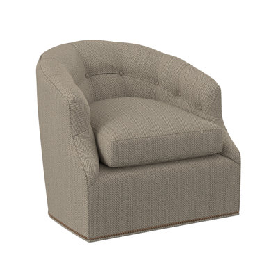 Calvert Swivel Barrel Chair