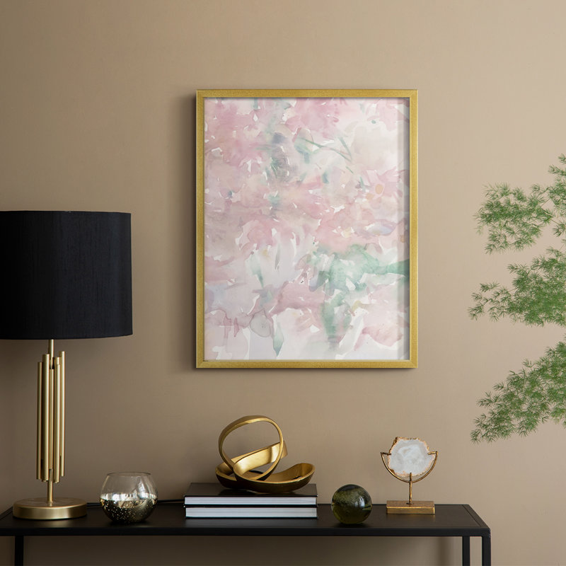 Shadow From the Hanging Basket I Framed Print - Solid Wood