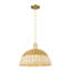 Mini-luminaire suspendu 1 lumière Natural Ballston Dome-2129555822-2137687717